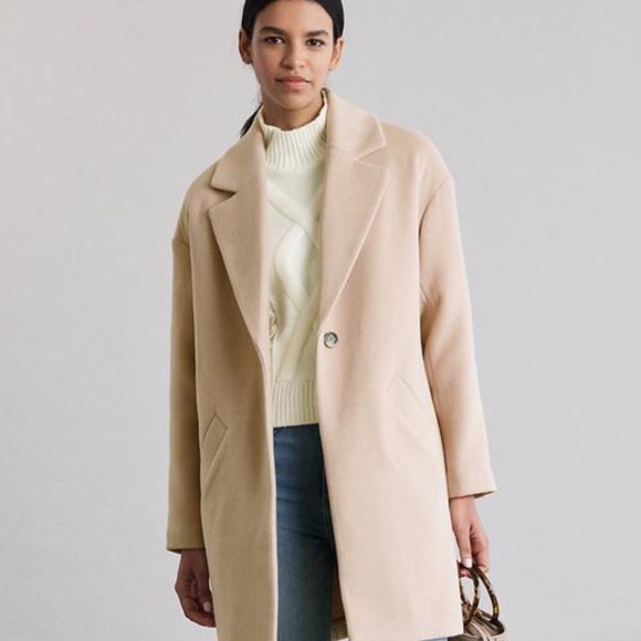 elizabeth and james cream sash peacoat - Picture 6 of 7